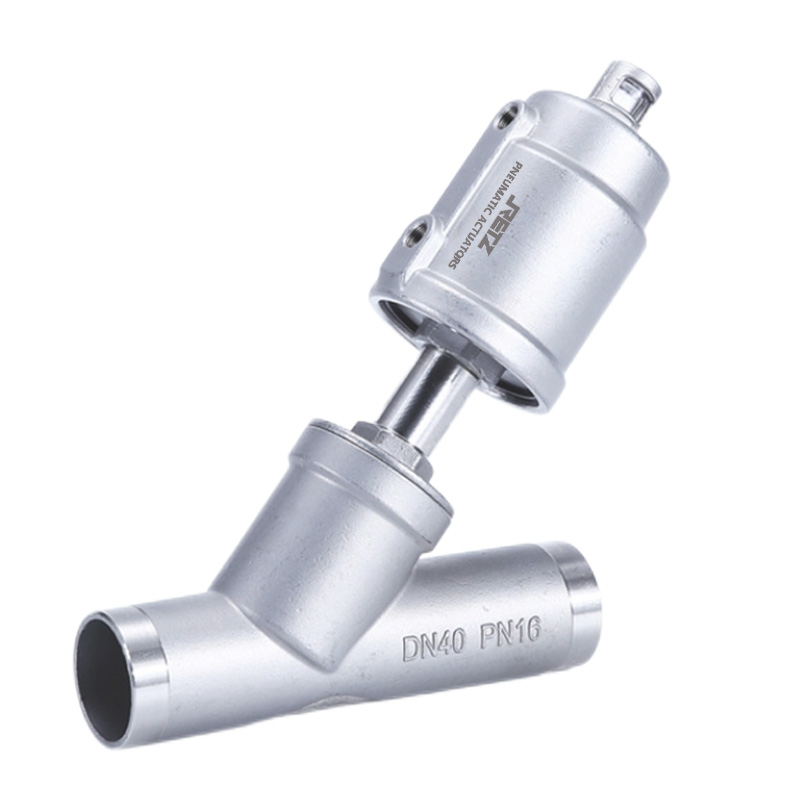 进口焊接不锈钢气动角座阀 美国RETZ瑞茨