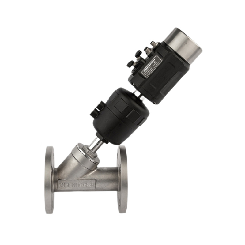 进口气动智能调节型角座阀 美国RETZ瑞茨