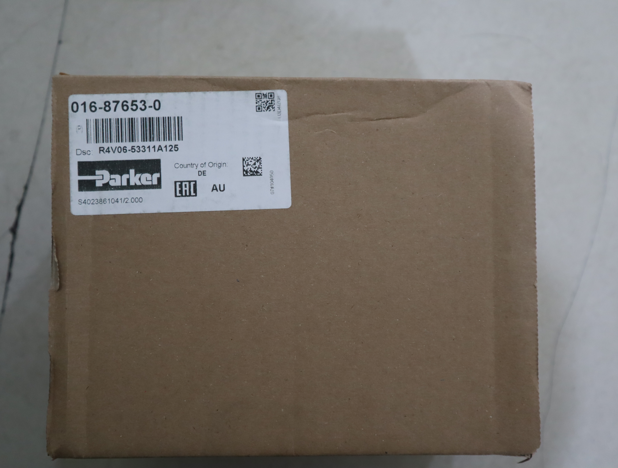 016-87653-0 R4V06-53311A125 派克PARKER溢流阀