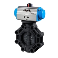 进口气动凸耳式塑料蝶阀 美国RETZ瑞茨