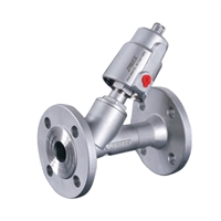 进口法兰不锈钢气动角座阀 美国RETZ瑞茨