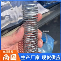 供应渗水弹簧钢管 螺旋裹丝弹簧管  不锈钢弹簧管