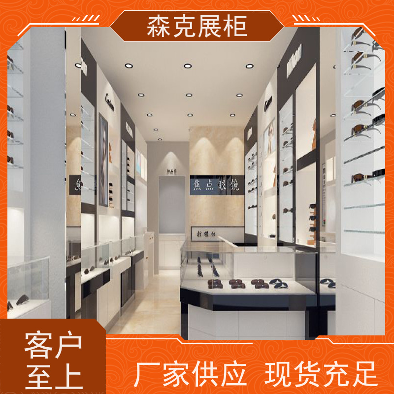 烤漆展柜定制厂家_烤漆前台吧台_服装展柜定制
