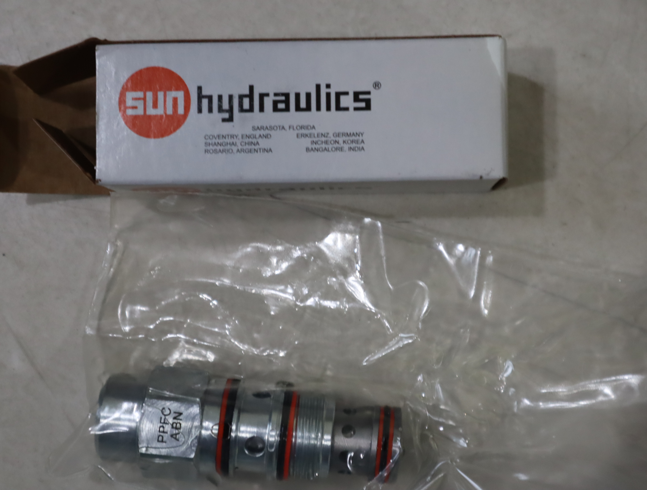 PPFCABN TRQ45-50LBF FT/61-68NM 美国太阳SUN液压阀