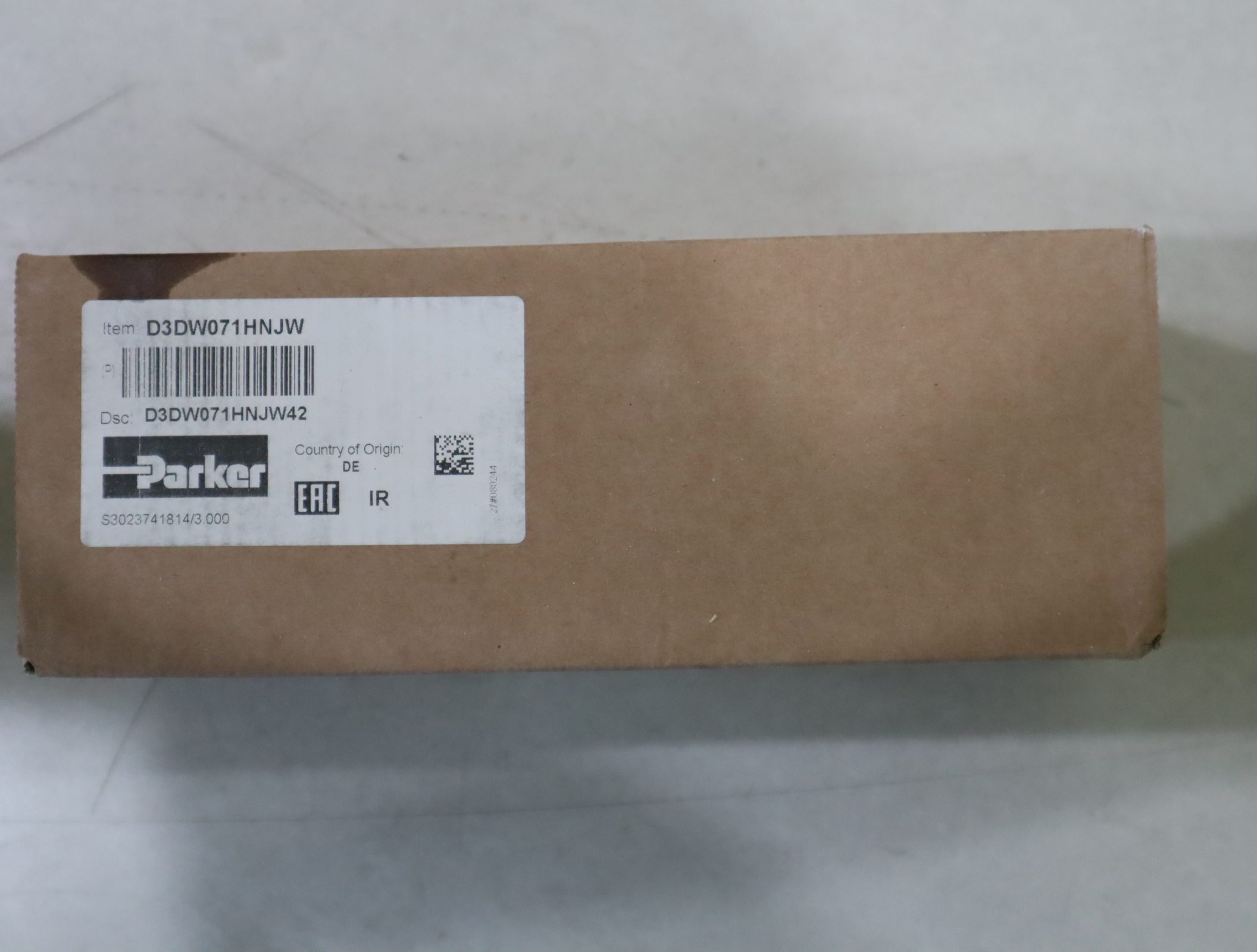 D3DW071HNJW D3DW071HNJW42 美国派克PARKER 电磁阀