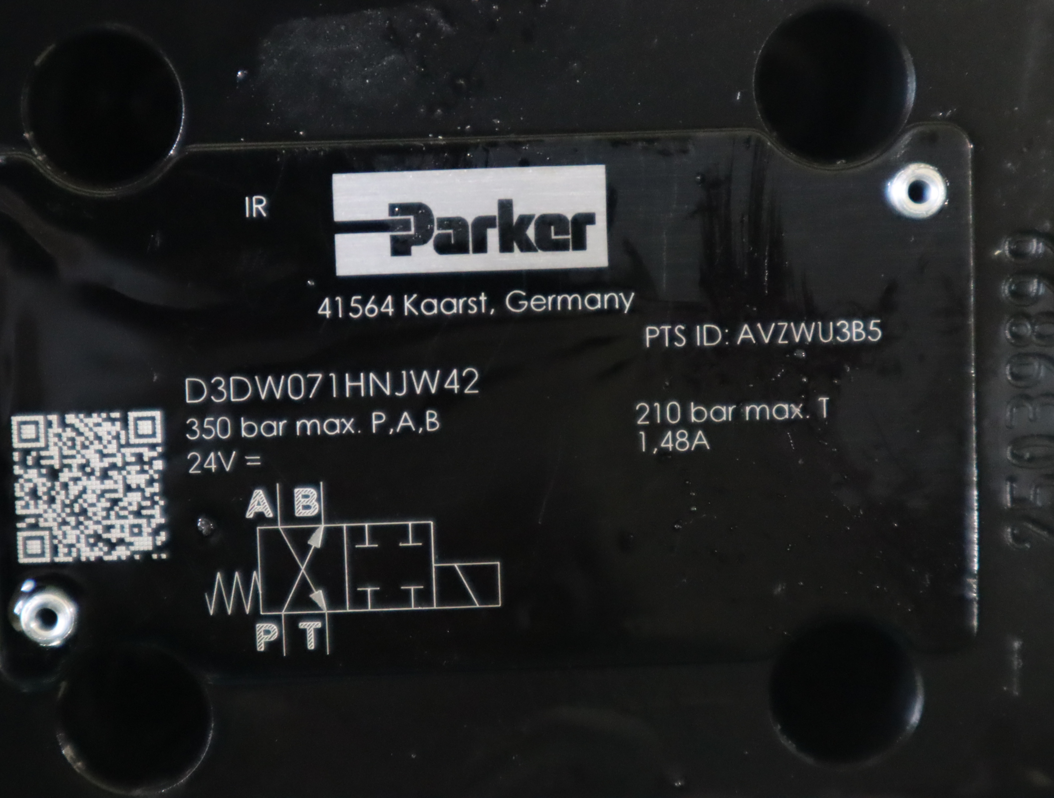 D3DW071HNJW D3DW071HNJW42 美国派克PARKER 电磁阀