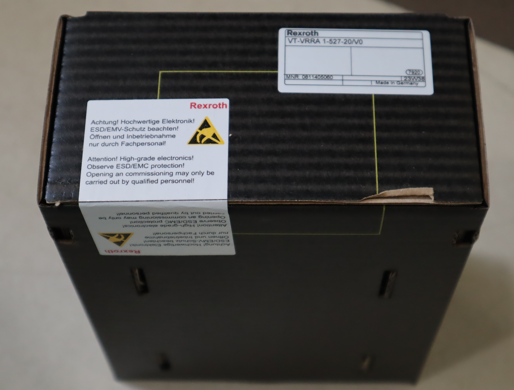 VT-VRRA 1-527-20/V0 VT-VRRA 1-527-2X/V0 0811405060 REXROTH