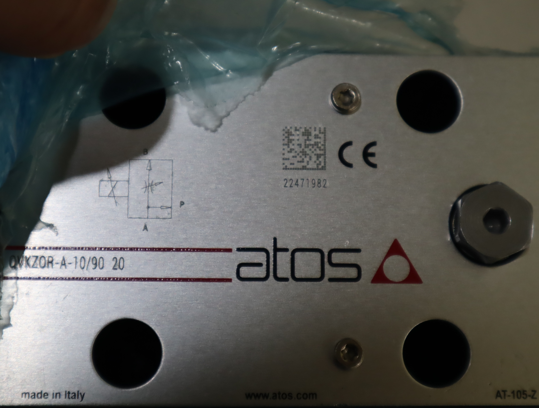 QVKZOR-A-10/90 20  意大利阿托斯ATOS比例阀流量阀