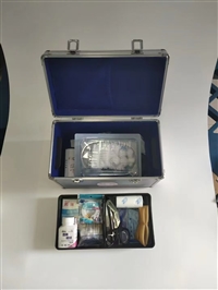 矿用急救箱铝合金材质 长48cm宽31cm15cm 带安全扣救援用急救箱