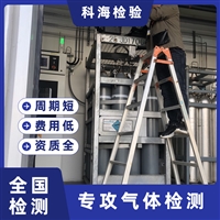 合肥工业气体检测 常量标准气稳定输出CMA认证检测服务