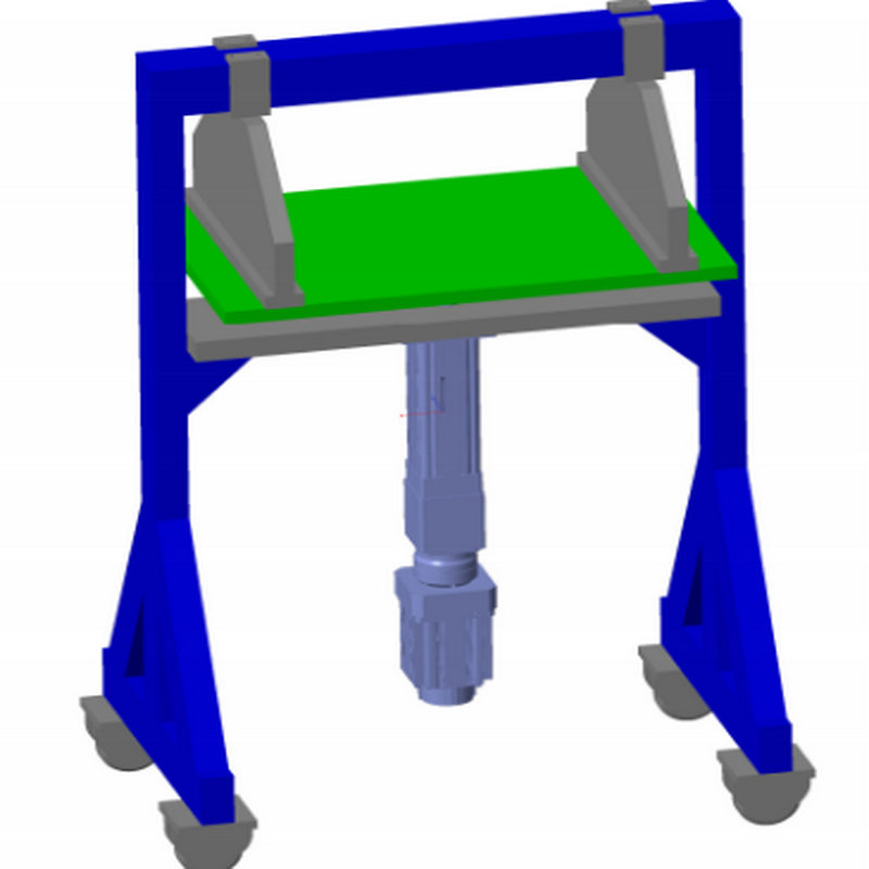 移动式沟盖板抗弯测试机
