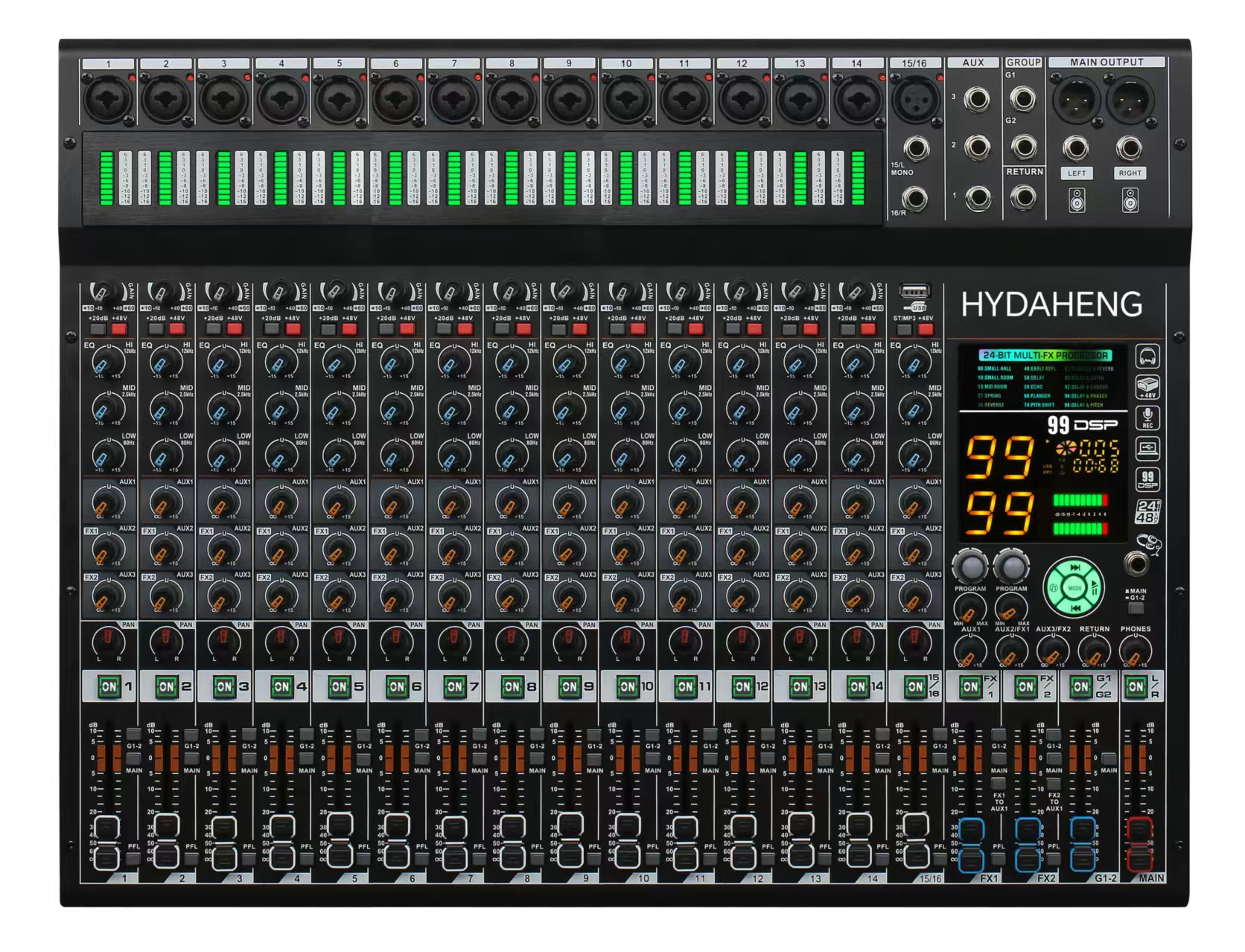 HYDAHENG调音台，FX12,FX16,FX20,FX32
