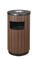 钢木类垃圾桶
