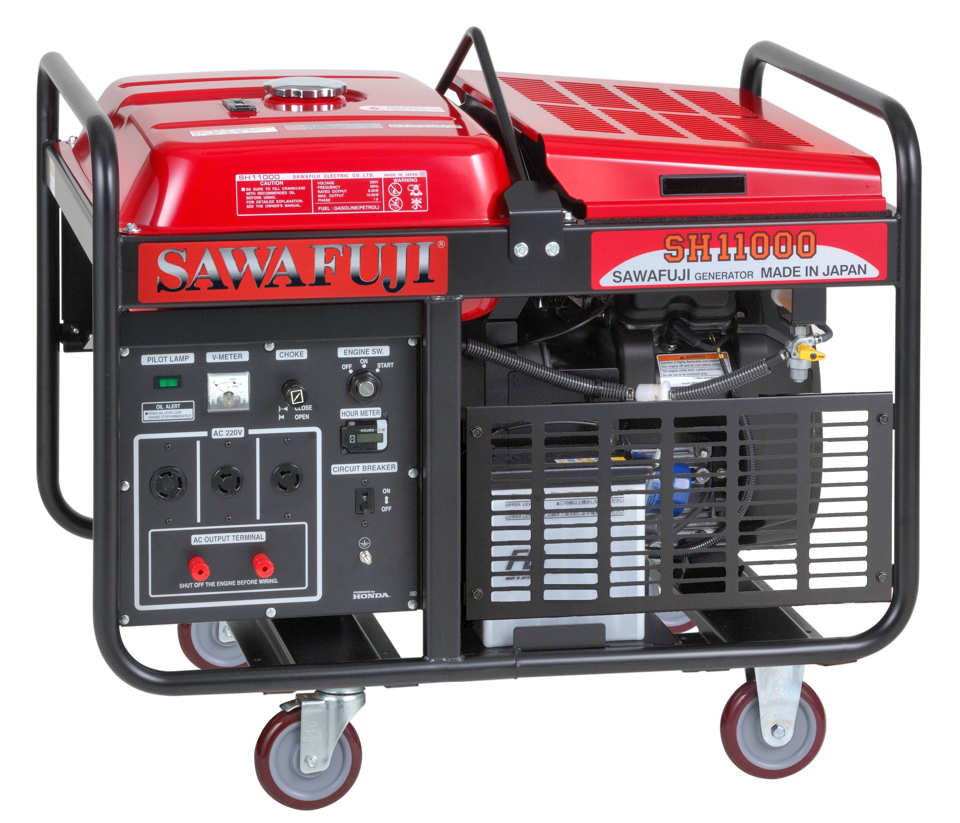 原装日本进口泽藤发电机SH11000HA