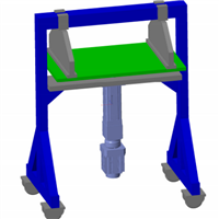 移动式沟盖板抗弯测试机