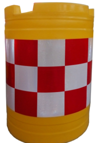 山西隔离防撞桶 滚塑防撞桶 水马隔离墩