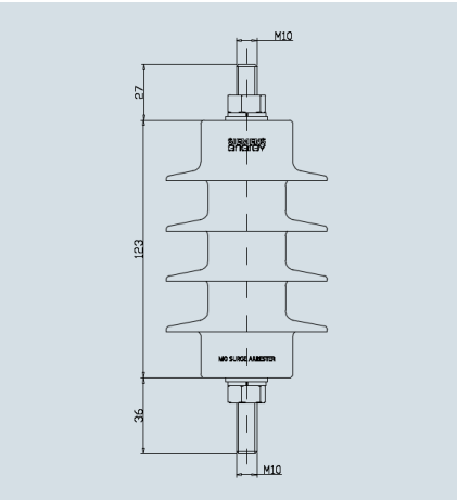 YH5W 避雷器YH5WR-10/27