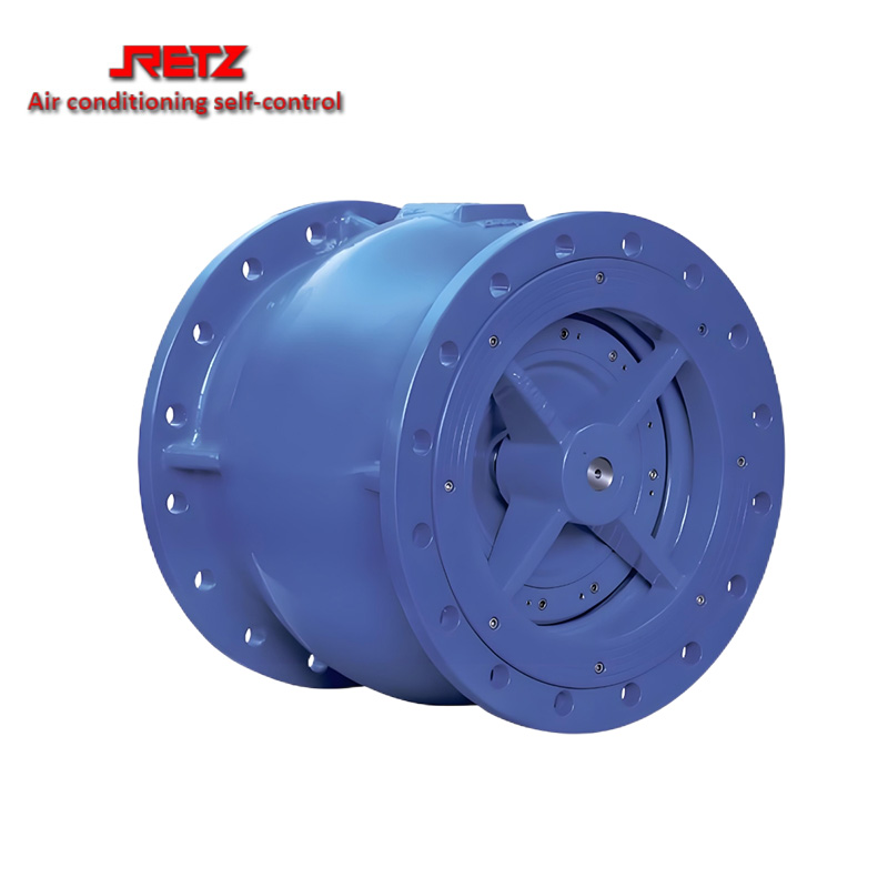 进口轴流式静音止回阀 节能消声静音逆止阀