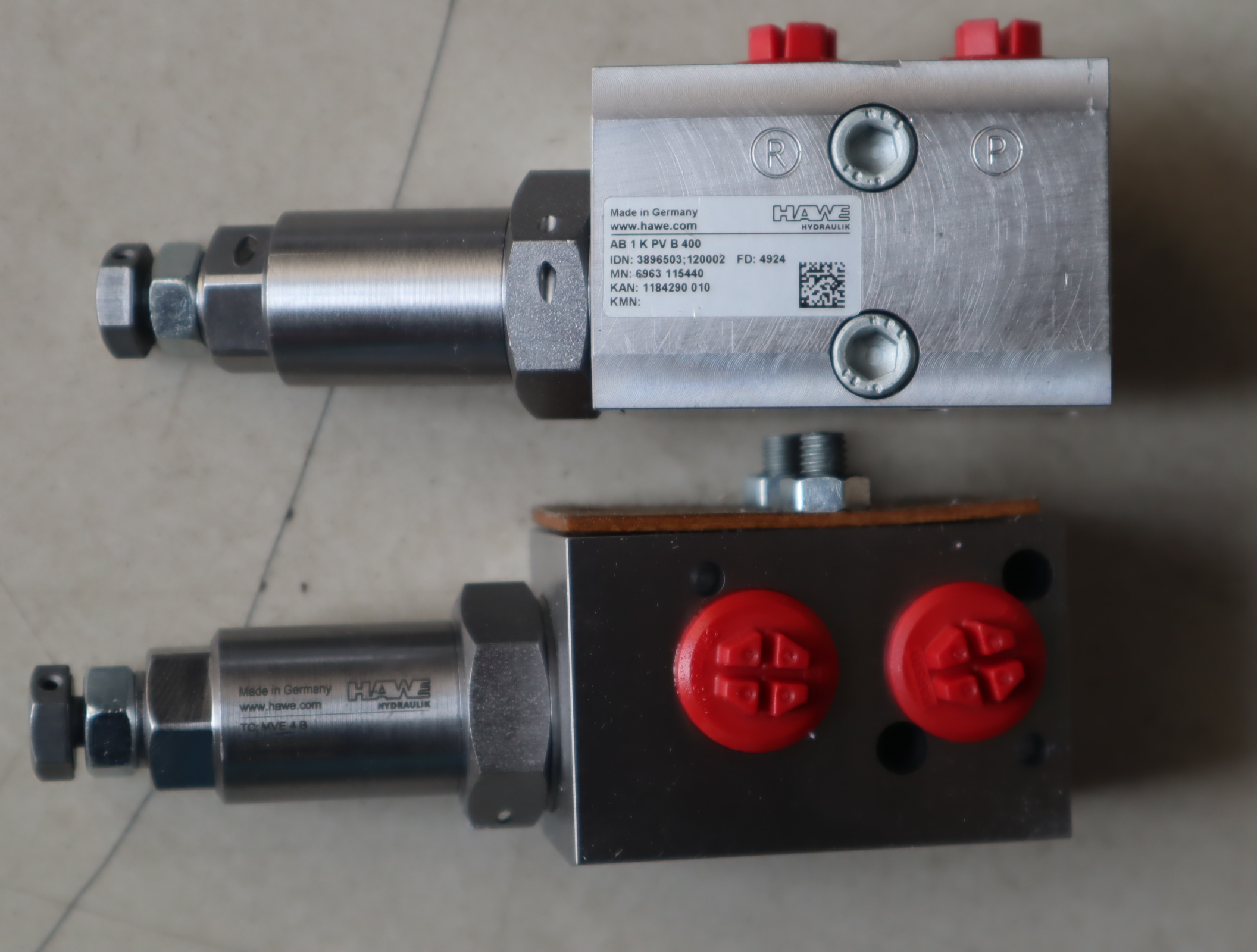 AB1KPVB400 6963115440 1184290010 德国哈威HAWE液压阀