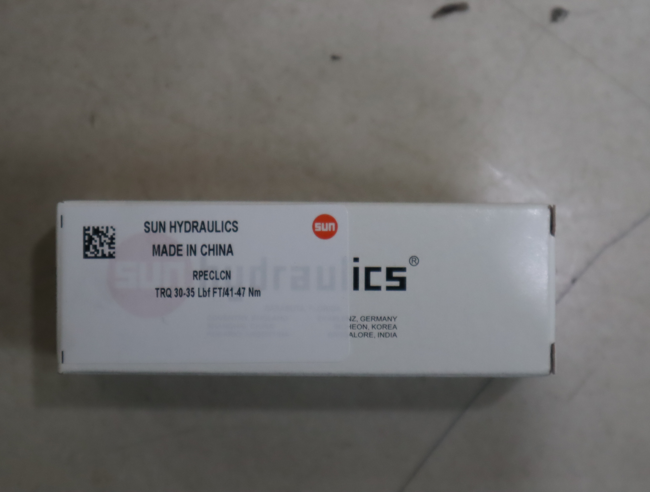 美国太阳SUN插装阀 RPECLCN TRQ30-35 LBFFT/41-47NM