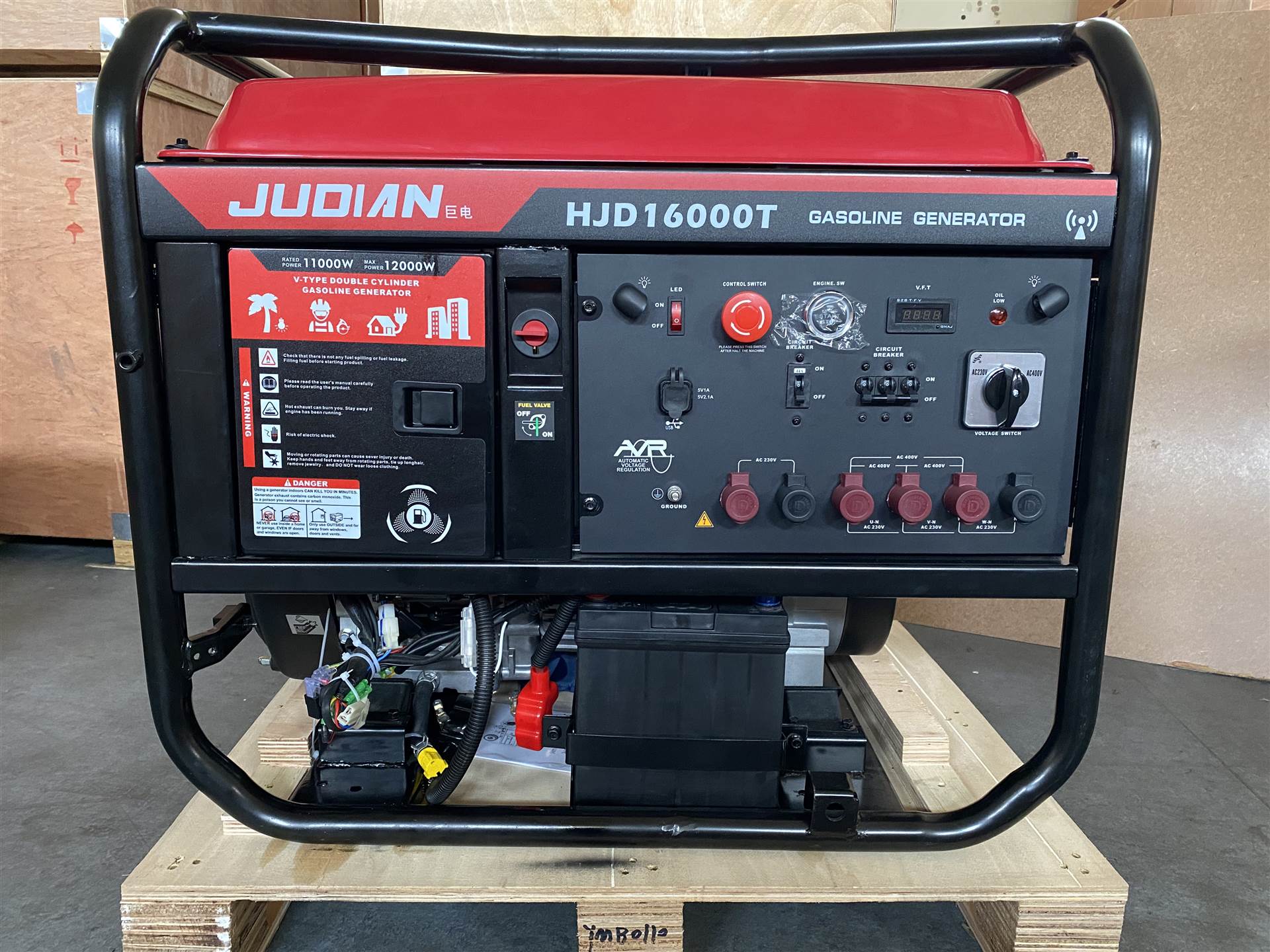 巨电发电机HJD25000T