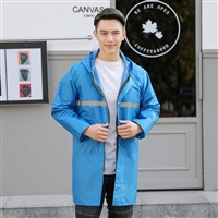 长款加厚牛津布连体成人款户外连体雨衣全身防水 徒步雨披