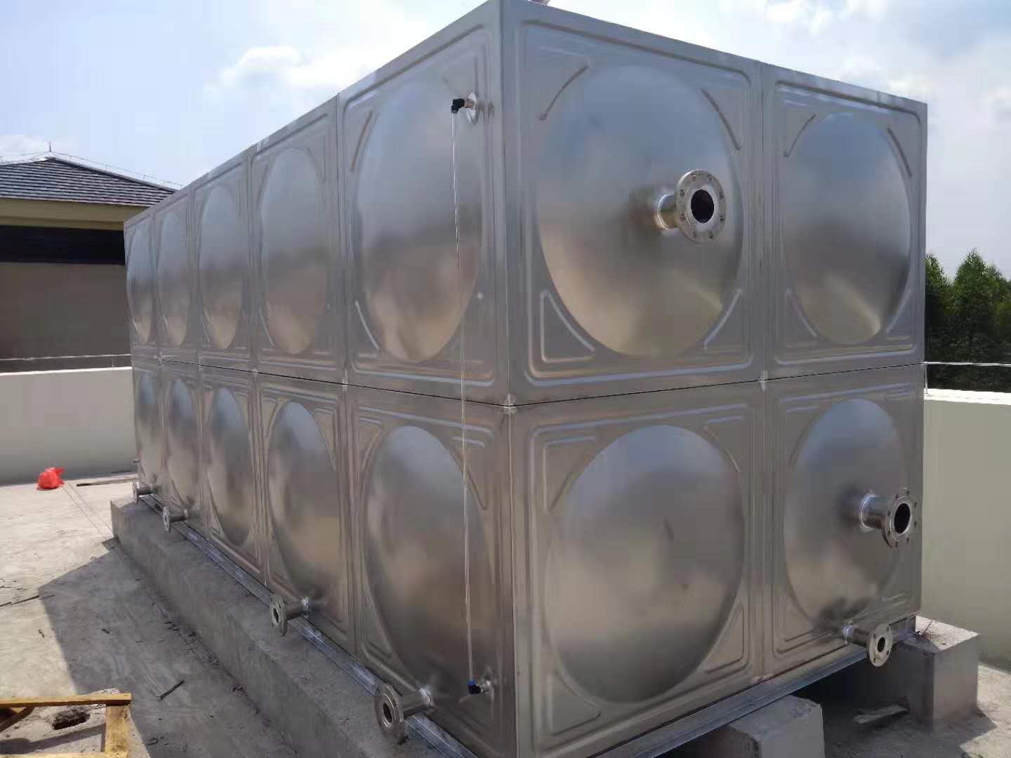 304不锈钢水箱1到1000立方不锈钢消防水箱 方形组合式水箱储水罐