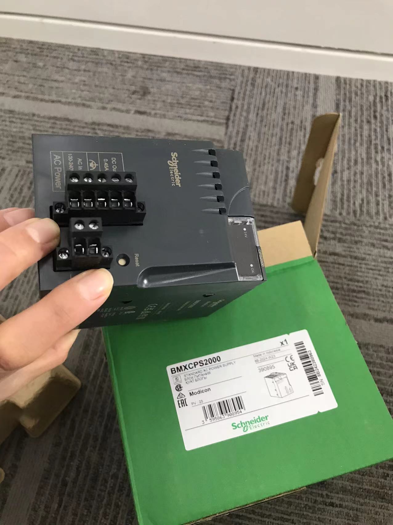 施耐德M340扩展电源模块BMXCPS2000