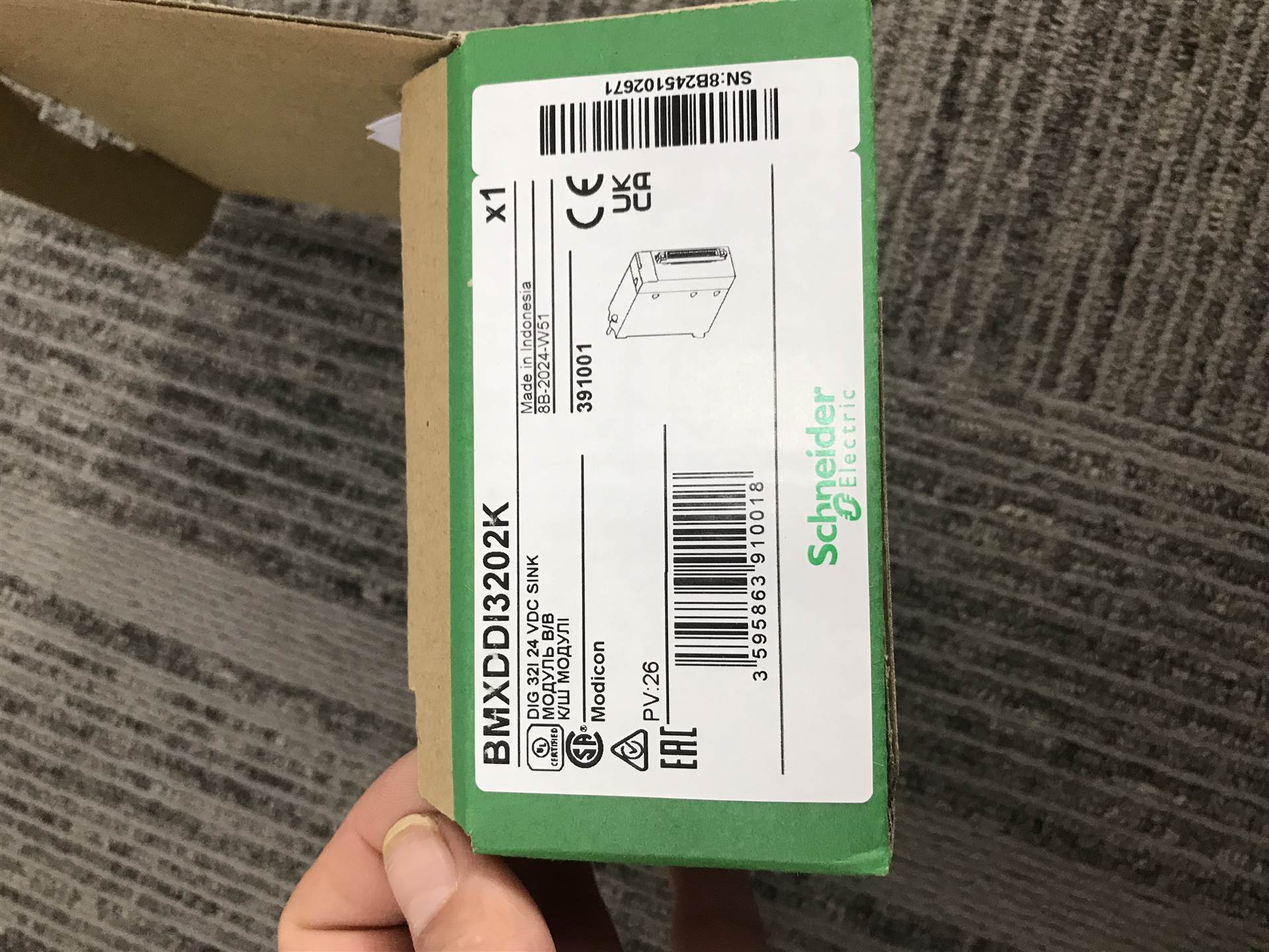 X80离散量输入模块BMXDDI3202K施耐德