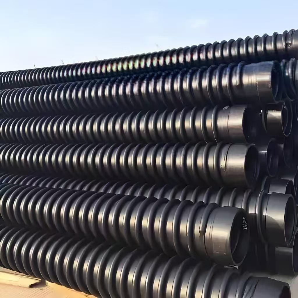 沈阳克拉管厂家 hdpe缠绕结构壁管b型 承插式电热熔连接