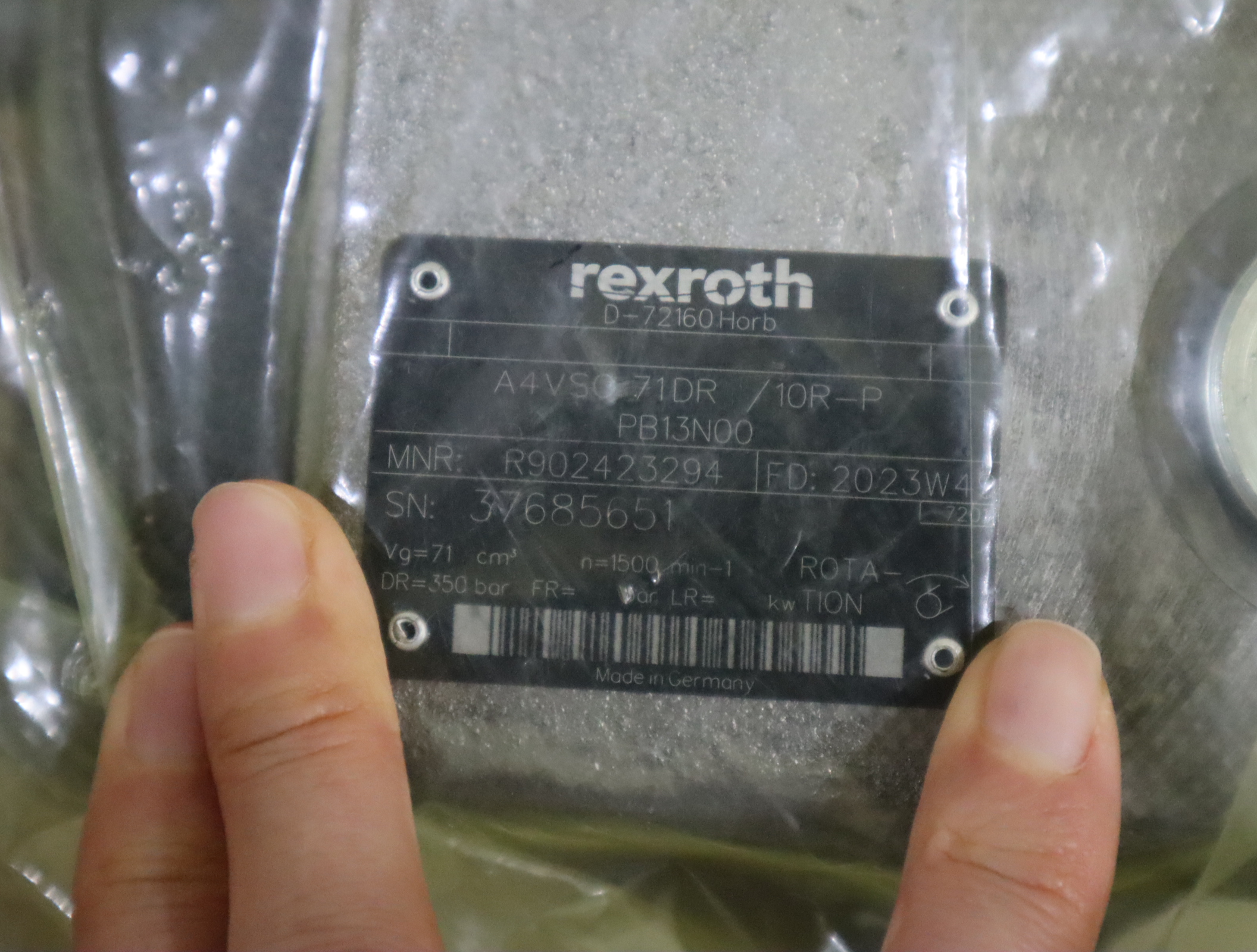 A4VSO71DR/10R-PPB13N00 R902423294 力士乐REXROTH柱塞泵