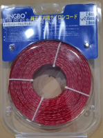 厂家直供酒红色，玫红色， 椭圆螺纹，泡壳包装打草绳