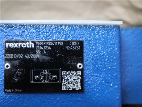 Z2DB10VD2-4X/200V R900411358 Z2DB10VD2-42/200V 力士乐REXROTH 