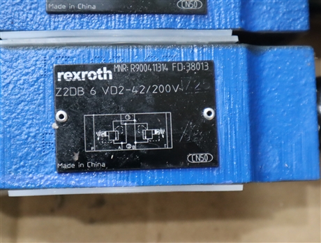 Z2DB6VD2-4X/200V R900411314 Z2DB6VD2-42/200V 力士乐REXROTH
