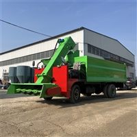 养牛棚舍内铲粪机  自走式四轮刮板处理机 牛羊圈内清粪车