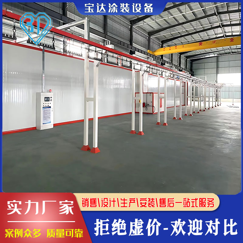 威海性能可靠 油漆固化烤箱静电粉末设备生产线