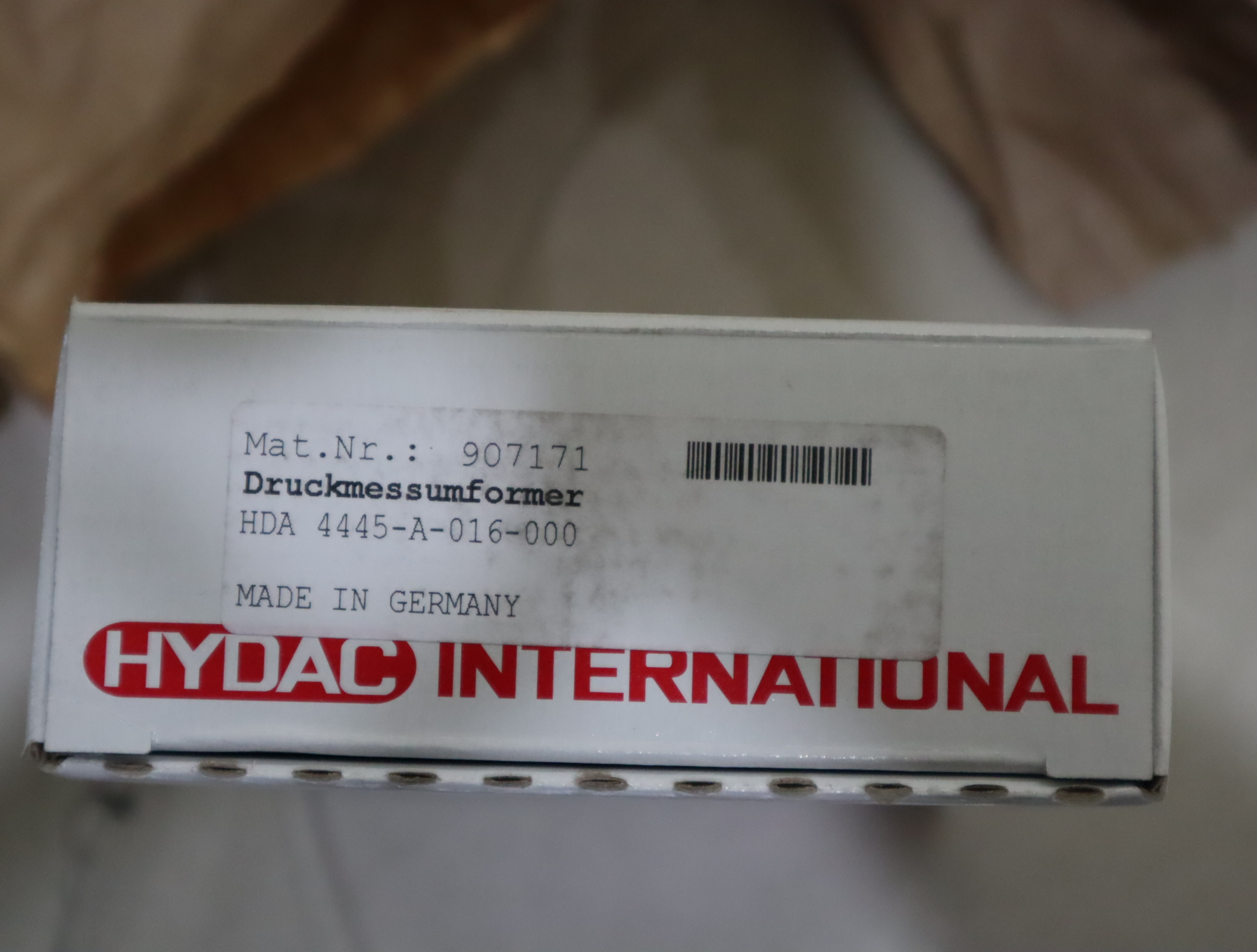 HDA4445-A-016-000 907171 德国贺德克HYDAC 压力温度传感器