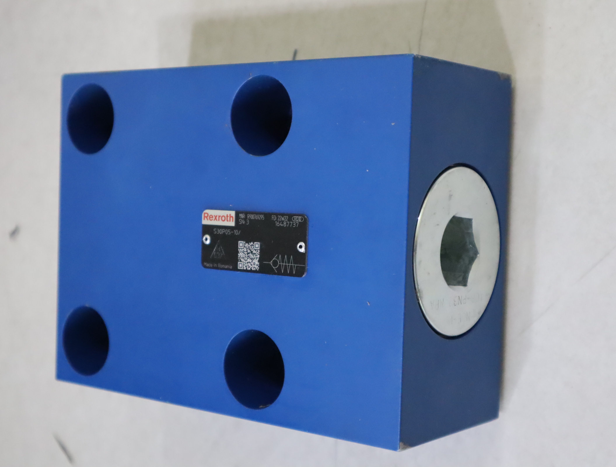 S30P05-10/ S30P05-1X/ S30P05-11/ R900769295 REXROTH单向阀
