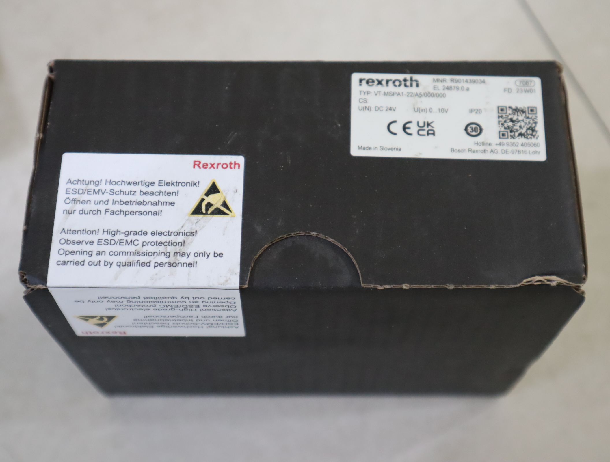 VT-MSPA1-2X/A5/000/000 R901439034 力士乐REXROTH放大器