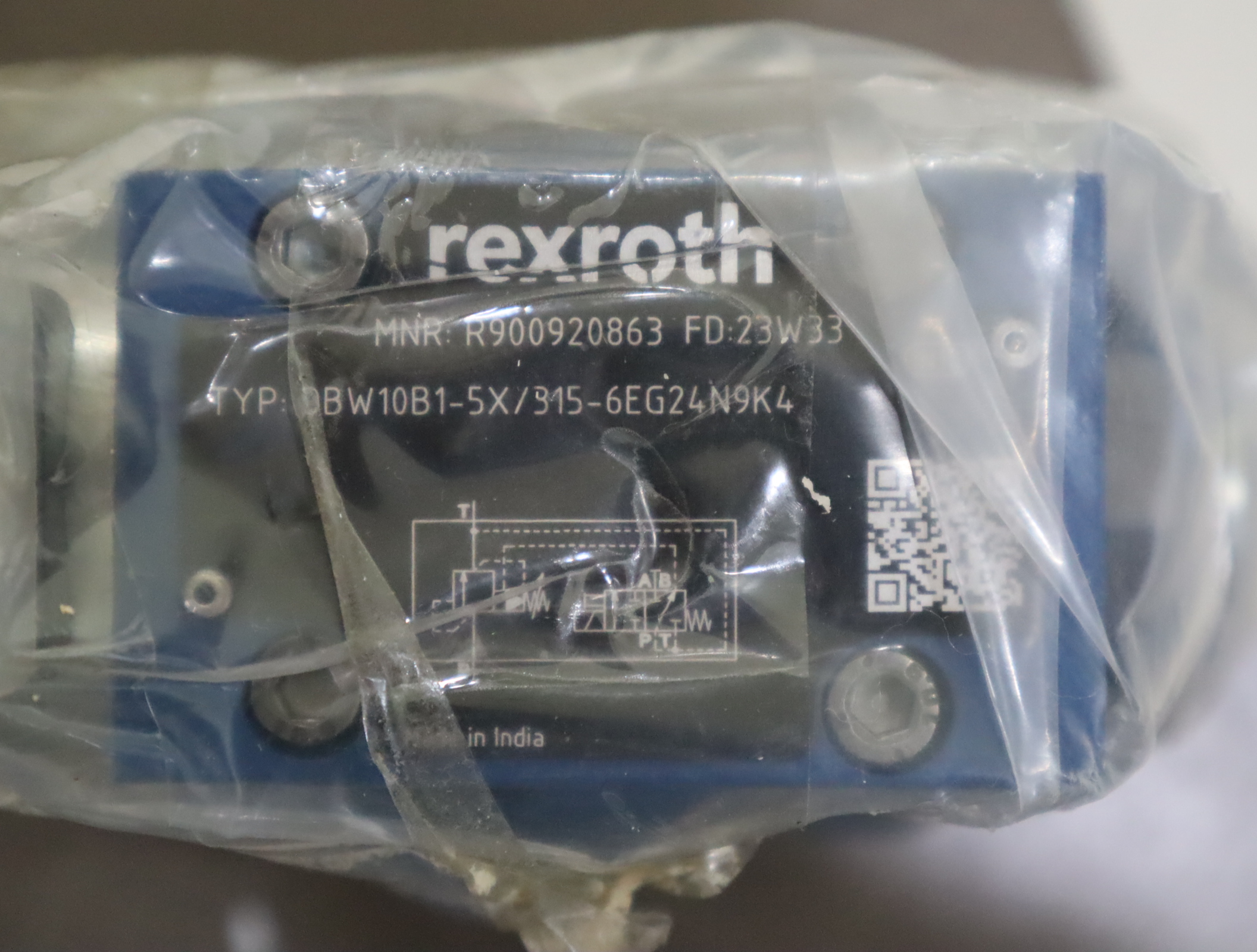 DBW10B1-5X/315-6EG24N9K4 R900920863 力士乐REXROTH溢流阀
