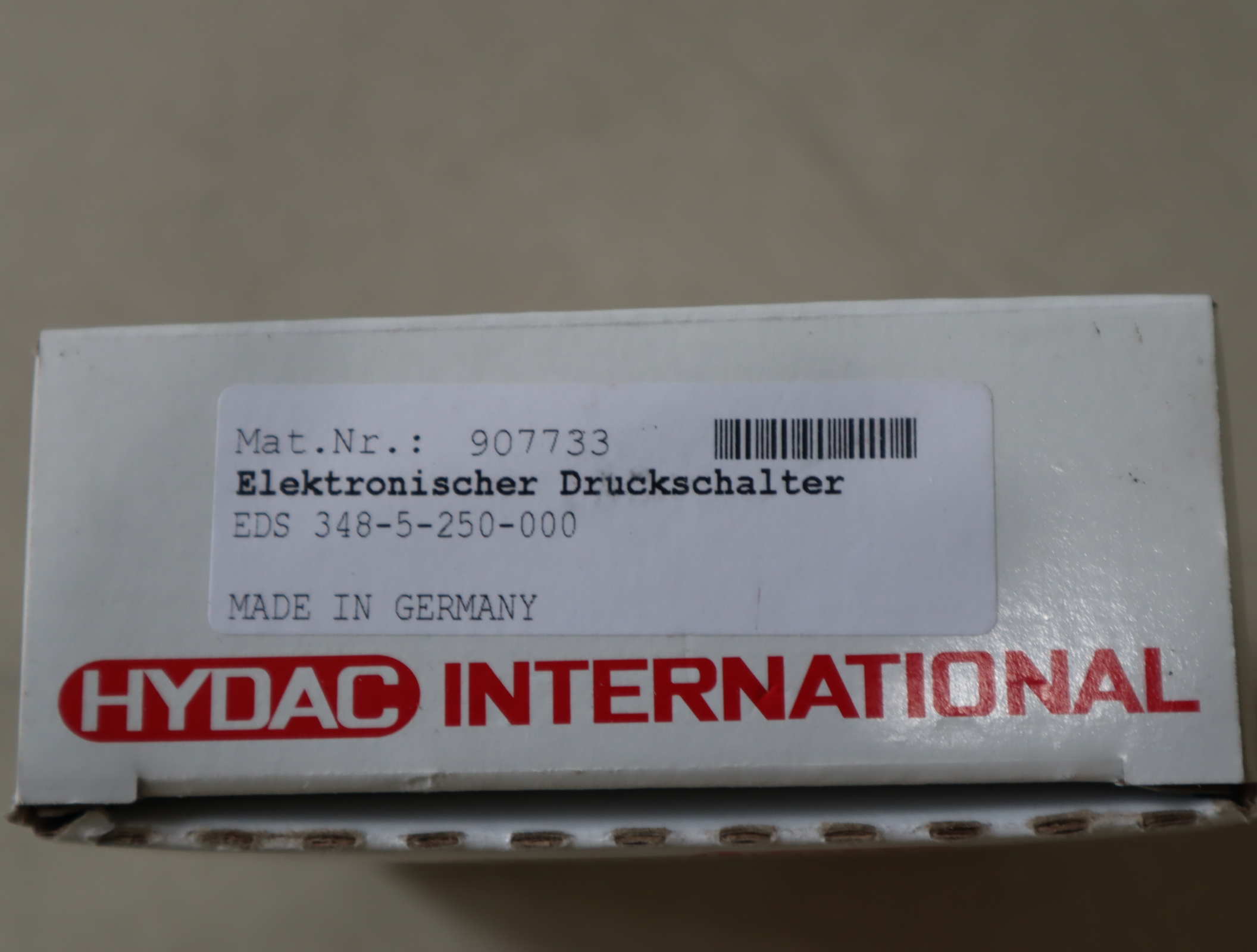 EDS348-5-250-000 907733 德国贺德克HYDAC 压力温度传感器