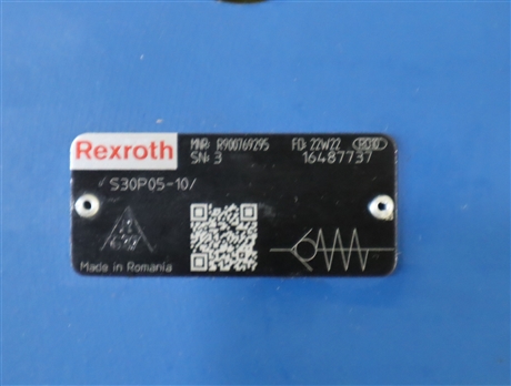 S30P05-10/ S30P05-1X/ S30P05-11/ R900769295 REXROTH单向阀