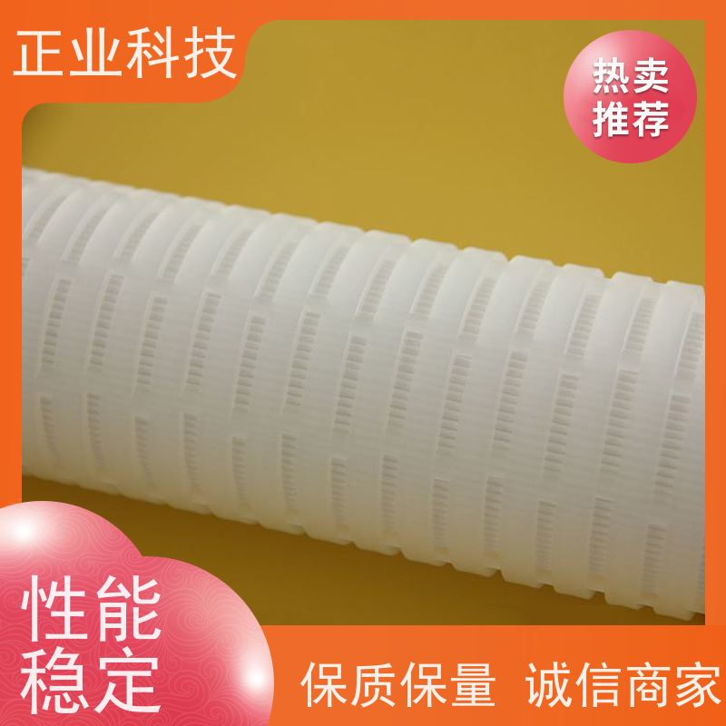 正业科技 化工大流量水 pp微孔折叠滤芯 精密保安过滤器 耐高温 耐腐蚀