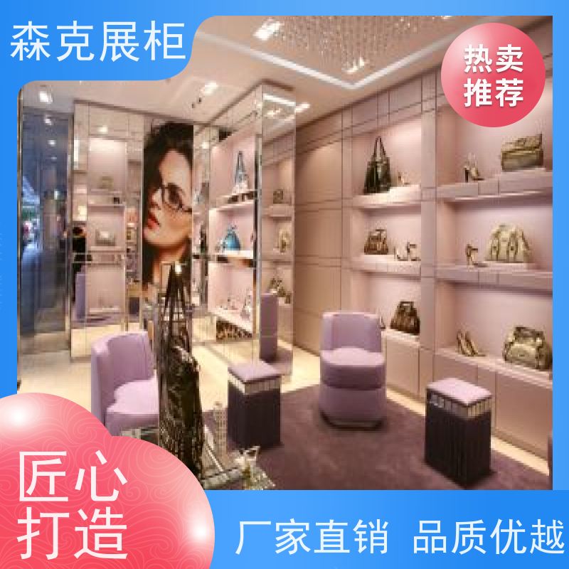 床上用品陈列展示柜 烤漆金属柜定做 牢固耐用环保 设计制作