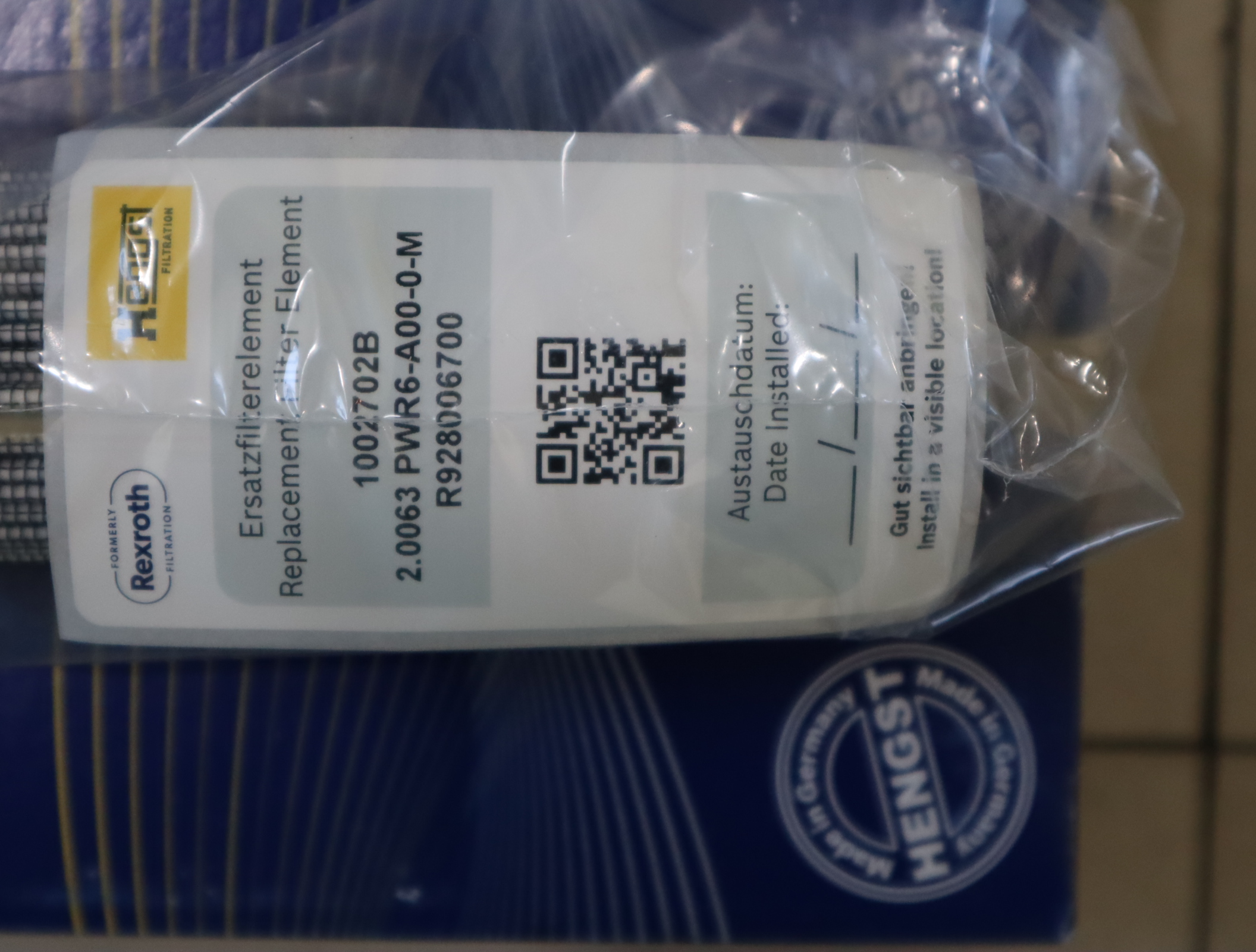 R928006700 2.0063 PWR6-A00-0-M 1002702B 汉格斯特HENGST滤芯