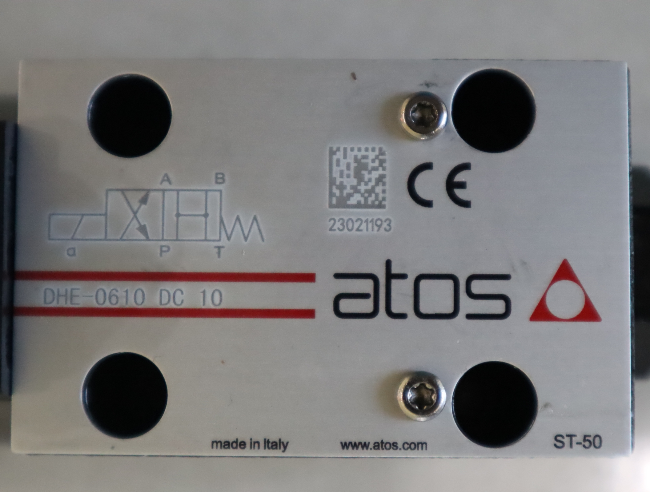 DHE-0610 DC 10 意大利ATOS阿托斯电磁阀DHE-0610 DC 10