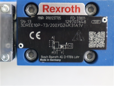 3DREE10P-72/200YG24K31A1V R901237705 德国力士乐REXROTH比例阀