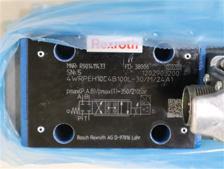 R901411433 4WRPEH10C4B100L-30/M/24A1 力士乐REXROTH比例阀