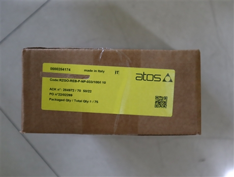 RZGO-REB-P-NP-033/100/I 10 意大利阿托斯ATOS比例阀