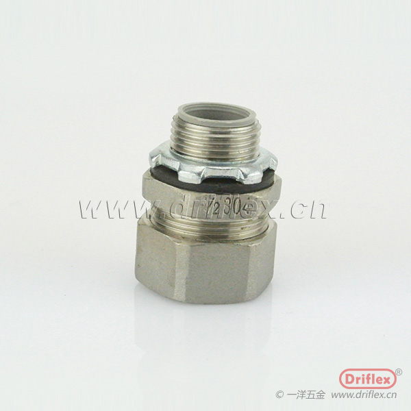 304不锈钢外丝直头六角方帽接头